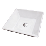 Bathroom Ceramic Rectangular Above Countertop Basin for Vanity