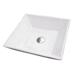 Bathroom Ceramic Rectangular Above Countertop Basin for Vanity