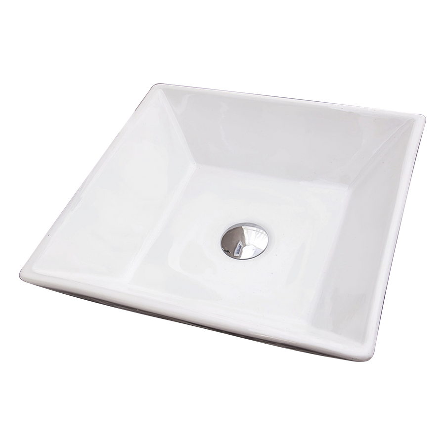 Bathroom Ceramic Rectangular Above Countertop Basin for Vanity