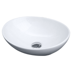 Above Counter Bathroom Vanity Oval Ceramic Basin