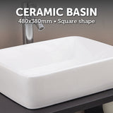 Above Counter Bathroom Vanity Square Basin
