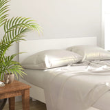 Bed Headboard White 160 cm Engineered Wood - Front View
