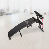 Foldable Incline Sit Up Bench for Home Gym Ab Workout Training - Front View