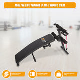 Foldable Incline Sit Up Bench for Home Gym Ab Workout Training - Close-Up Angle