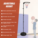 Netball Ring with Stand - Top-Down View