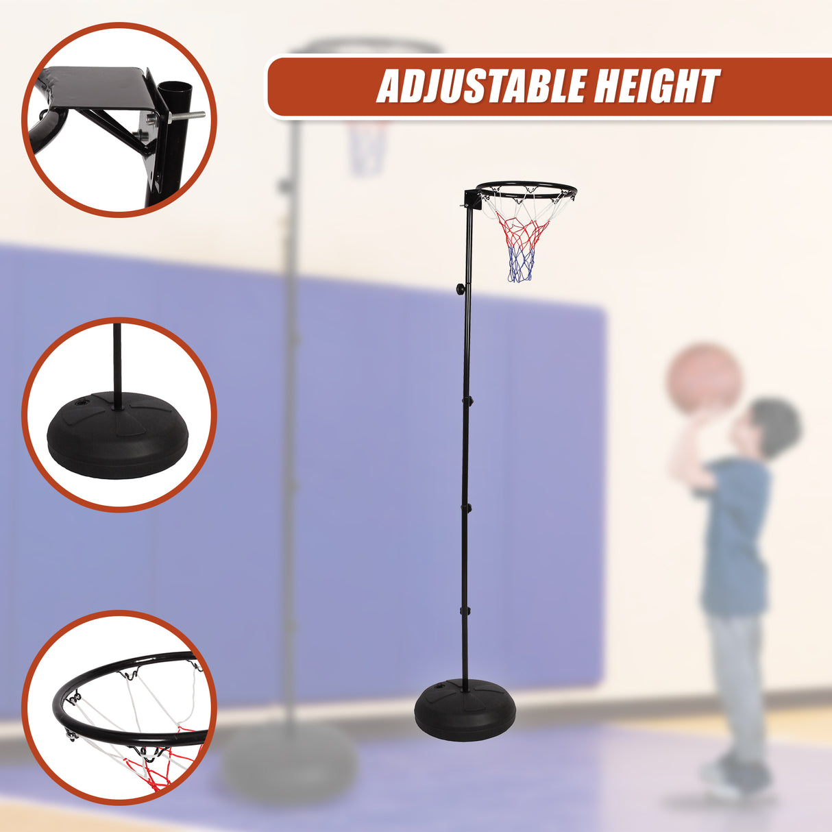 Netball Ring with Stand