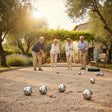 Deluxe Boules Bocce 8 Alloy Ball Set