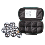 Deluxe Boules Bocce 8 Alloy Ball Set - Rear View