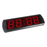 Digital Timer Interval Fitness Clock with LED Display for Home Gym Workouts - Top-Down View