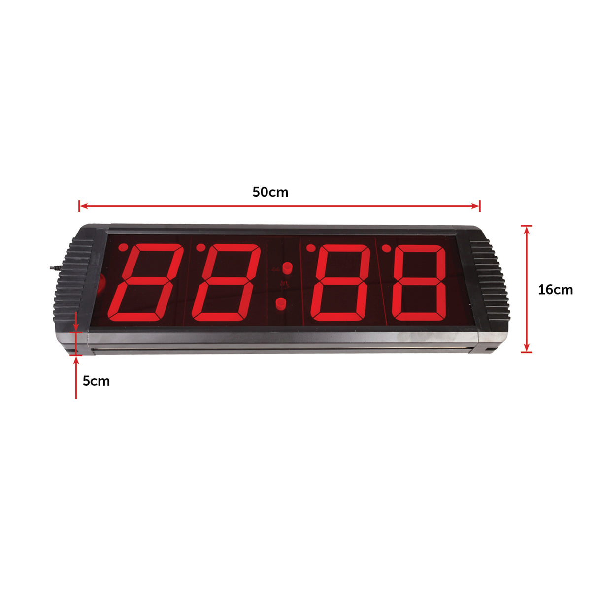 Digital Timer Interval Fitness Clock with LED Display for Home Gym Workouts