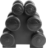12kg Dumbbell Weights Set with Rack for Home Gym Training