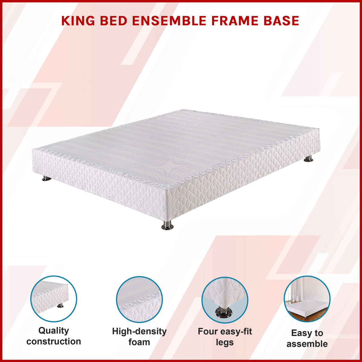 King Bed Ensemble Frame Base