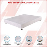 King Bed Ensemble Frame Base