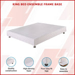 King Bed Ensemble Frame Base