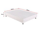 Queen Bed Ensemble Frame Base - Close-Up Angle
