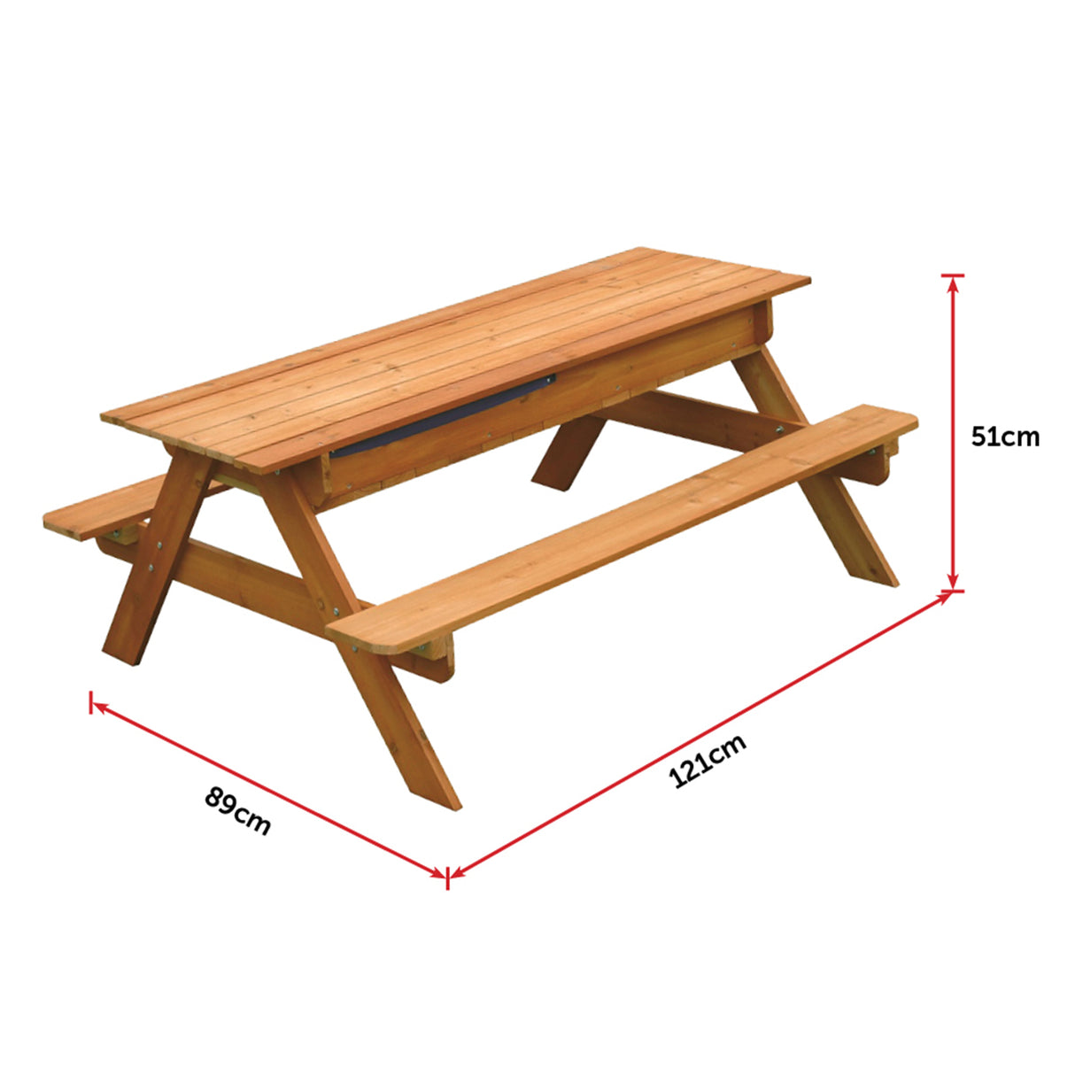Sand & Water Wooden Picnic Table