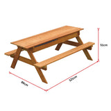 Sand & Water Wooden Picnic Table - Extra Image
