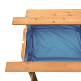 Sand & Water Wooden Picnic Table - 45-Degree Angle