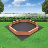 Kids Sand Pit Large Octagonal Wooden Sandpit - 45-Degree Angle