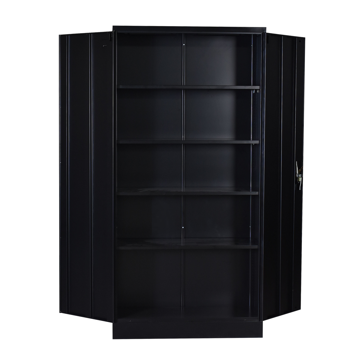 Two-Door Shelf Office Gym Filing Storage Locker Cabinet Safe