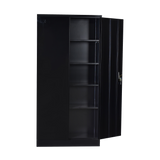 Two-Door Shelf Office Gym Filing Storage Locker Cabinet Safe - 45-Degree Angle