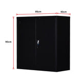 Two-Door Shelf Office Gym Filing Storage Locker Cabinet Safe - Extra Image