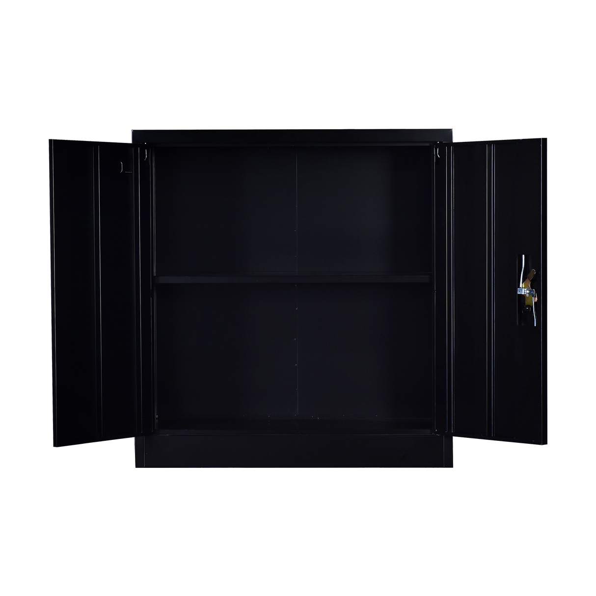 Two-Door Shelf Office Gym Filing Storage Locker Cabinet Safe