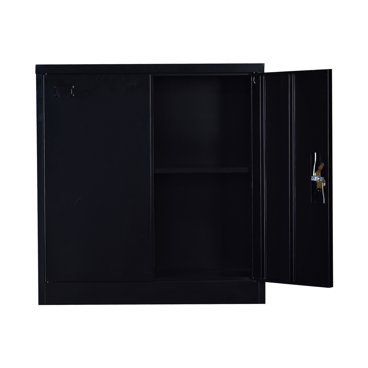 Two-Door Shelf Office Gym Filing Storage Locker Cabinet Safe