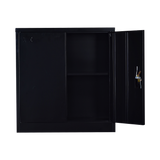 Two-Door Shelf Office Gym Filing Storage Locker Cabinet Safe