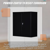 Two-Door Shelf Office Gym Filing Storage Locker Cabinet Safe - Extra Image