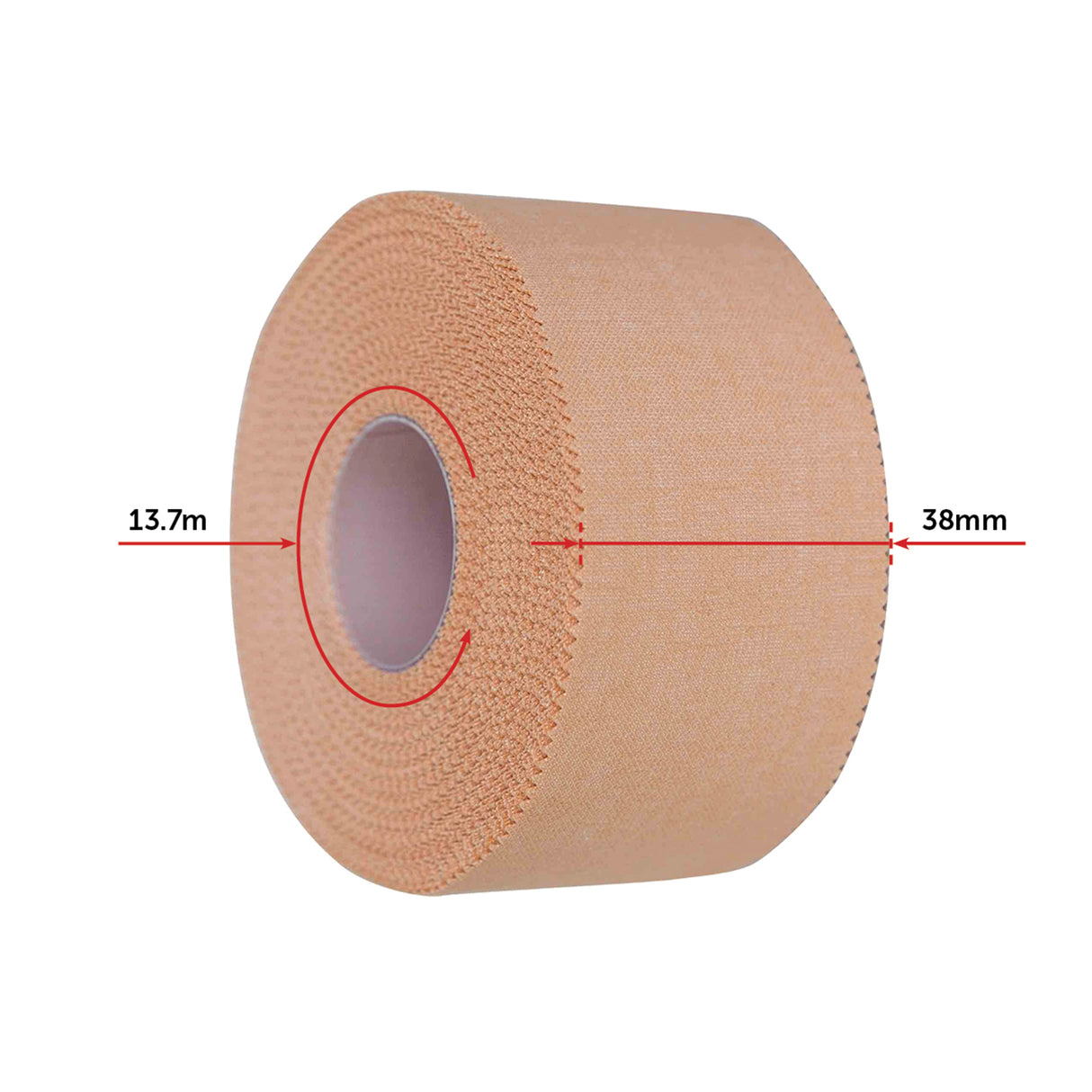 Premium Rigid Sports Strapping Tape - 30 Rolls of 38mm X 13.7M