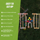 Croquet Set - Up to 6 Players - Top-Down View