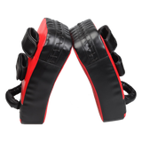 2 x Thai Boxing Punch Focus Pad Mitts Training Strike Shields Set - Top-Down View