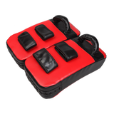 2 x Thai Boxing Punch Focus Pad Mitts Training Strike Shields Set - Rear View
