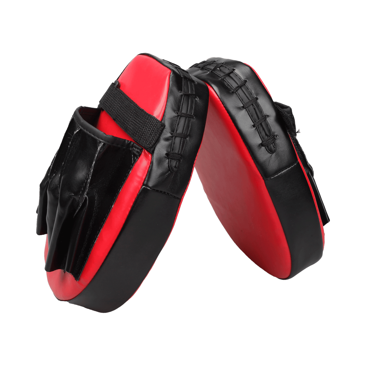 2 x Thai Boxing Punch Focus Gloves Kit Training Red & Black Pads