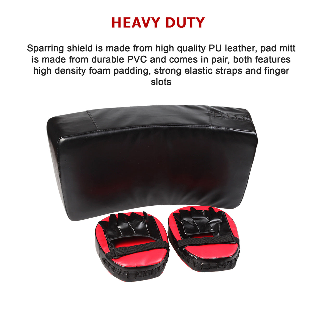 Kickboxing Shield & Punching Pad Combo &ndash; Sparring Training Strike Set