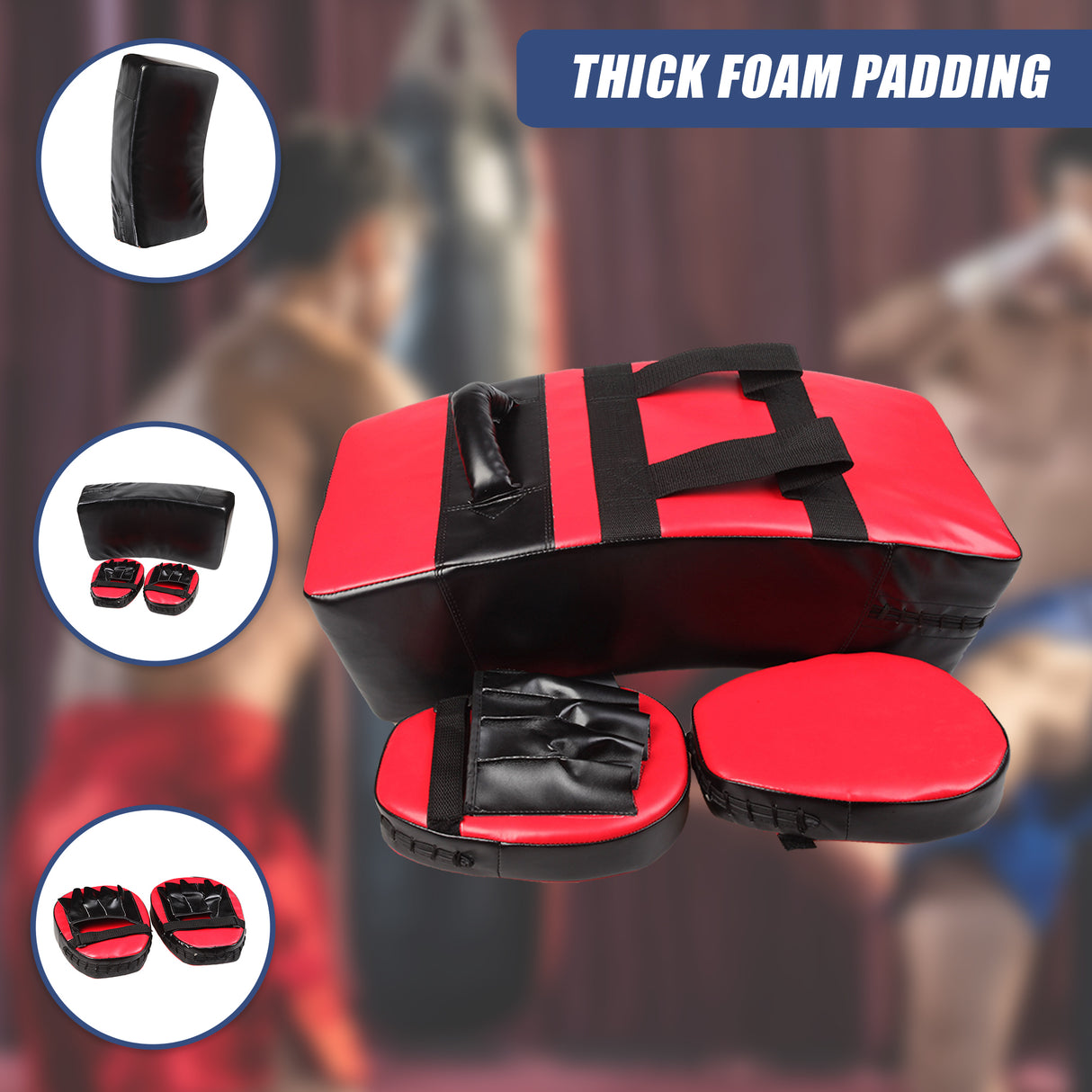 Kickboxing Shield & Punching Pad Combo &ndash; Sparring Training Strike Set
