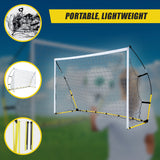 Portable Soccer Goal 8' x 5' - Side View