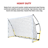 Portable Soccer Goal 8' x 5' - Close-Up Angle