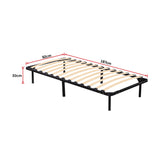 Single Metal Bed Frame - Bedroom Furniture - Extra Image