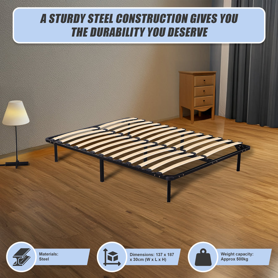 Double Metal Bed Frame - Bedroom Furniture