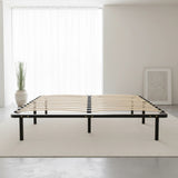 Queen Metal Bed Frame - Bedroom Furniture - Close-Up Angle