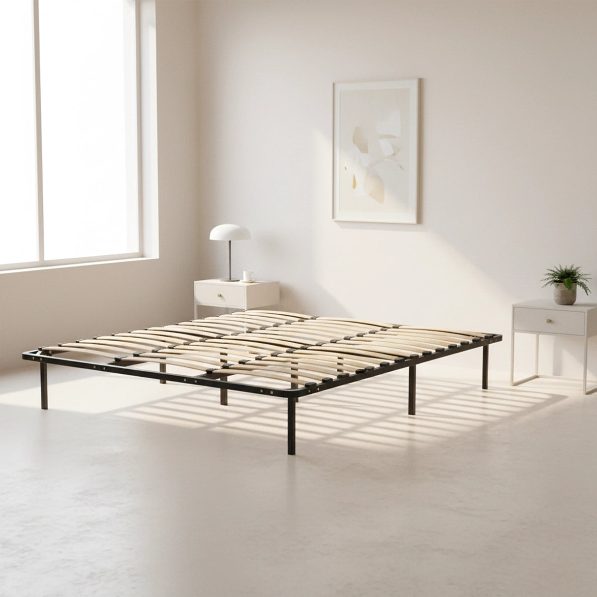 King Metal Bed Frame - Bedroom Furniture