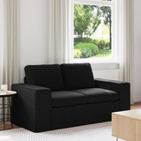 Sofa Black 162 x 80 x 82 cm Fabric - Front View