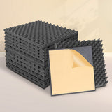 14PC Acoustic Foam Wall Panels 50x50x5cm - Close-Up Angle
