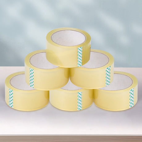 6 Rolls Packing Packaging Tape 45mmx75m-1954802469167042566