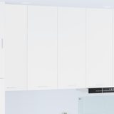 Hanging Cabinet White 80 x 31 x 100 cm Engineered Wood - Side View