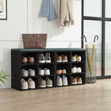 Shoe Cabinets 2 pcs Black 52.5x30x50 cm