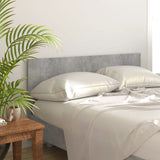 Bed Headboard Concrete Grey 160 cm Engineered Wood - Front View