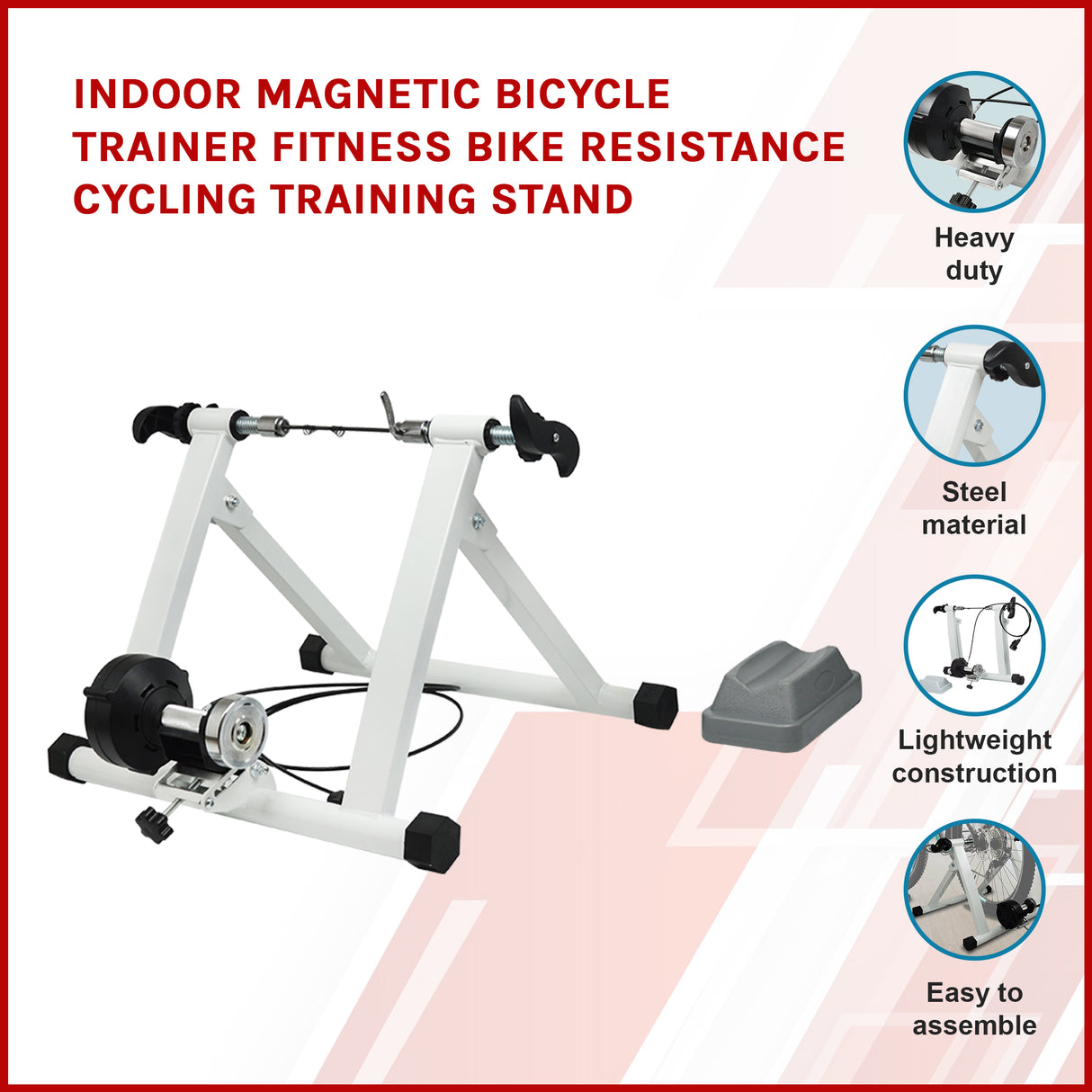 Indoor Magnetic Bicycle Trainer Fitness Bike Resistance Stand